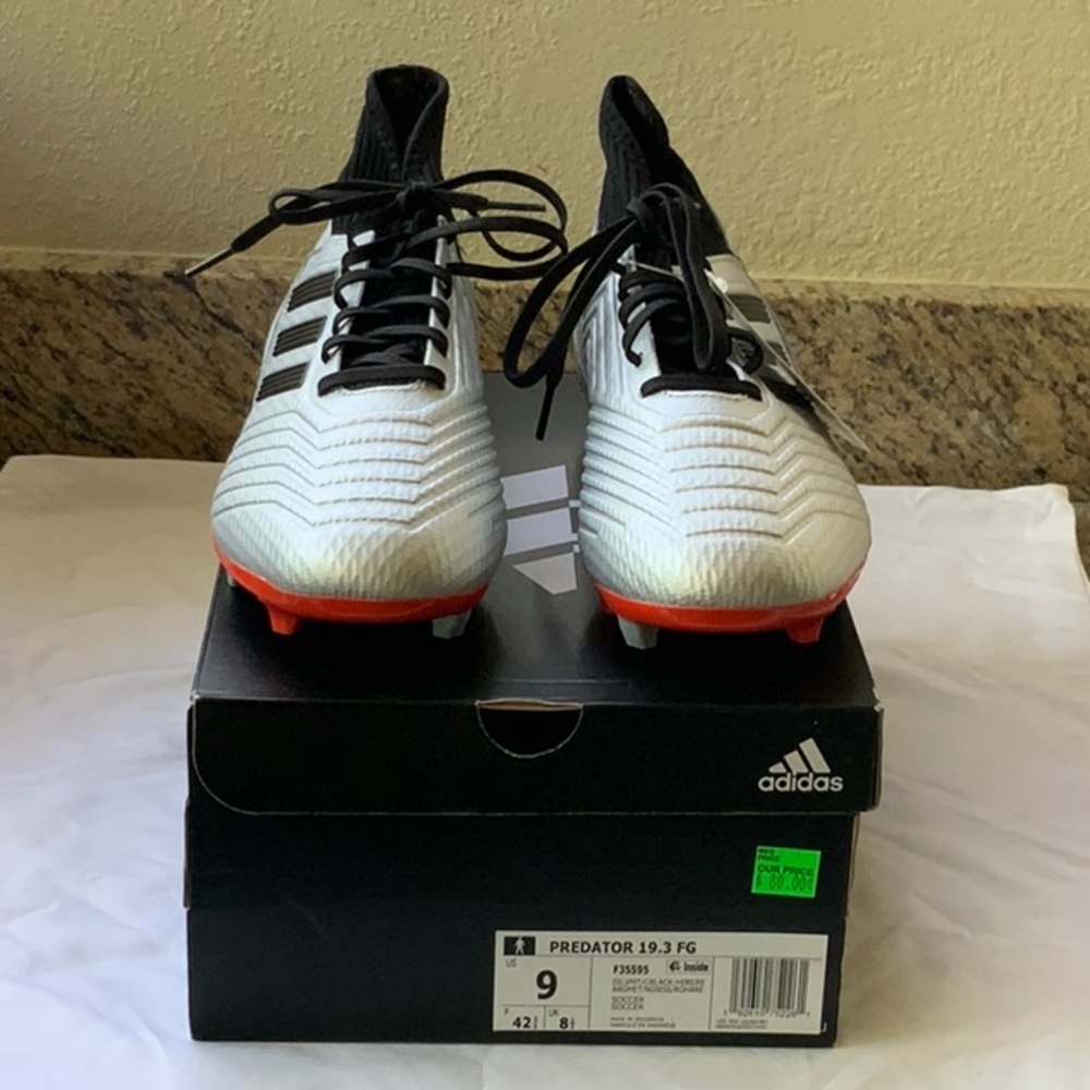 Adidas size US-9 Predator 19.3 FG SOCCER-CLEAT